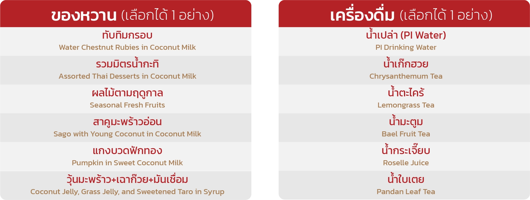 จัดเลี้ยงบุฟเฟต์ที่ดีที่สุด